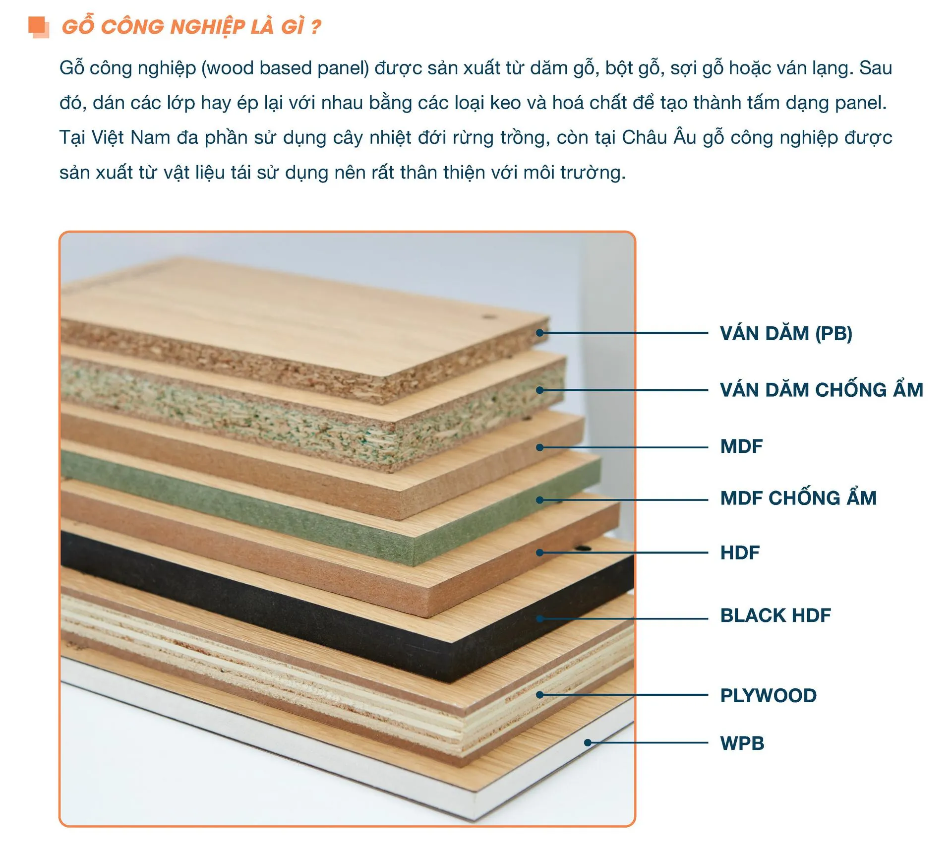 Hiểu về gỗ công nghiệp - Hướng dẫn chi tiết