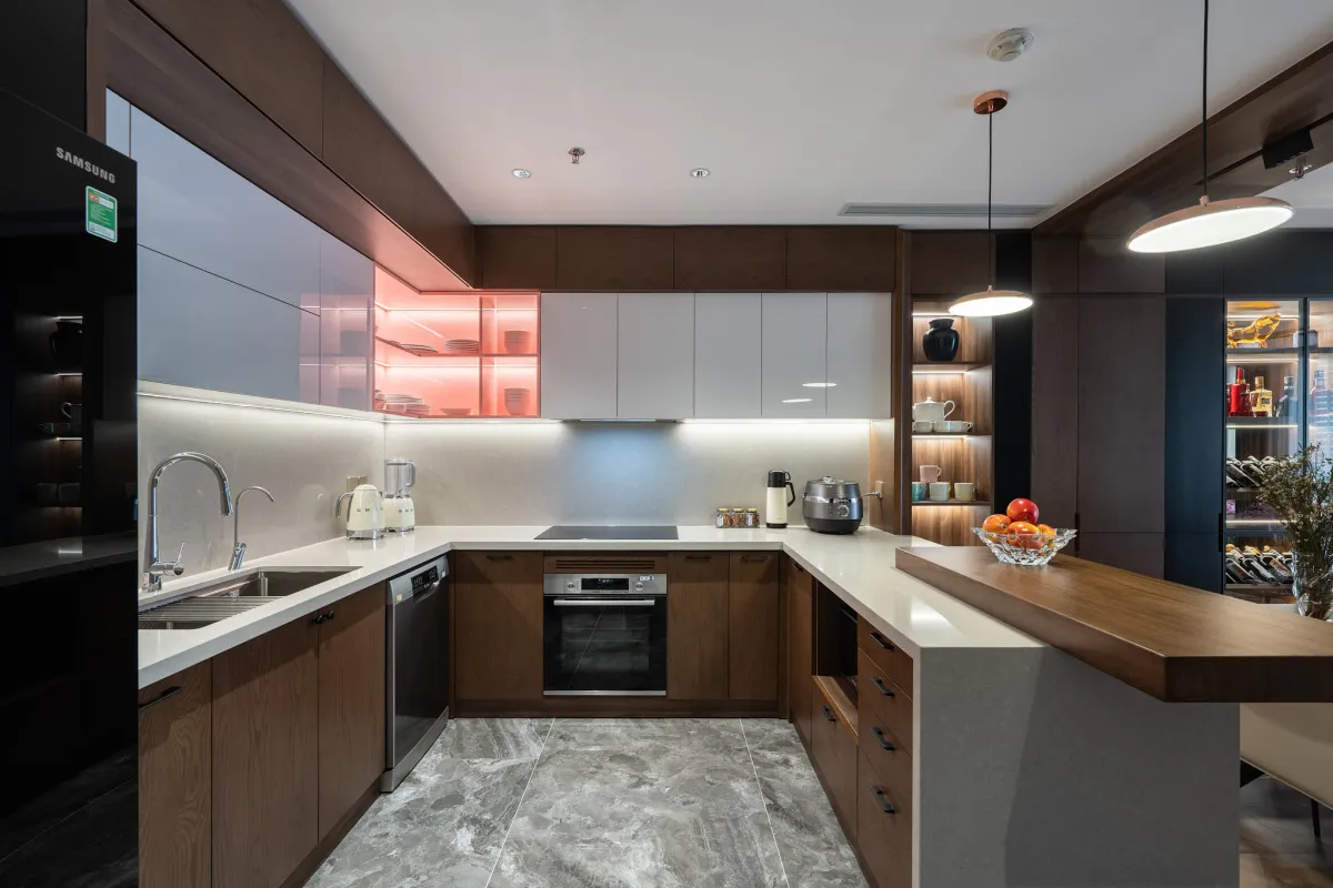 Ứng dụng gỗ plywood trong nội thất NC Home