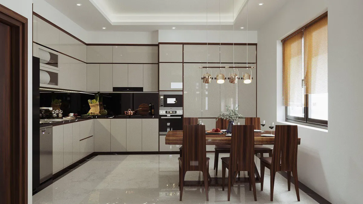 Quy trình sản xuất tủ bếp MDF An Cường NC Home